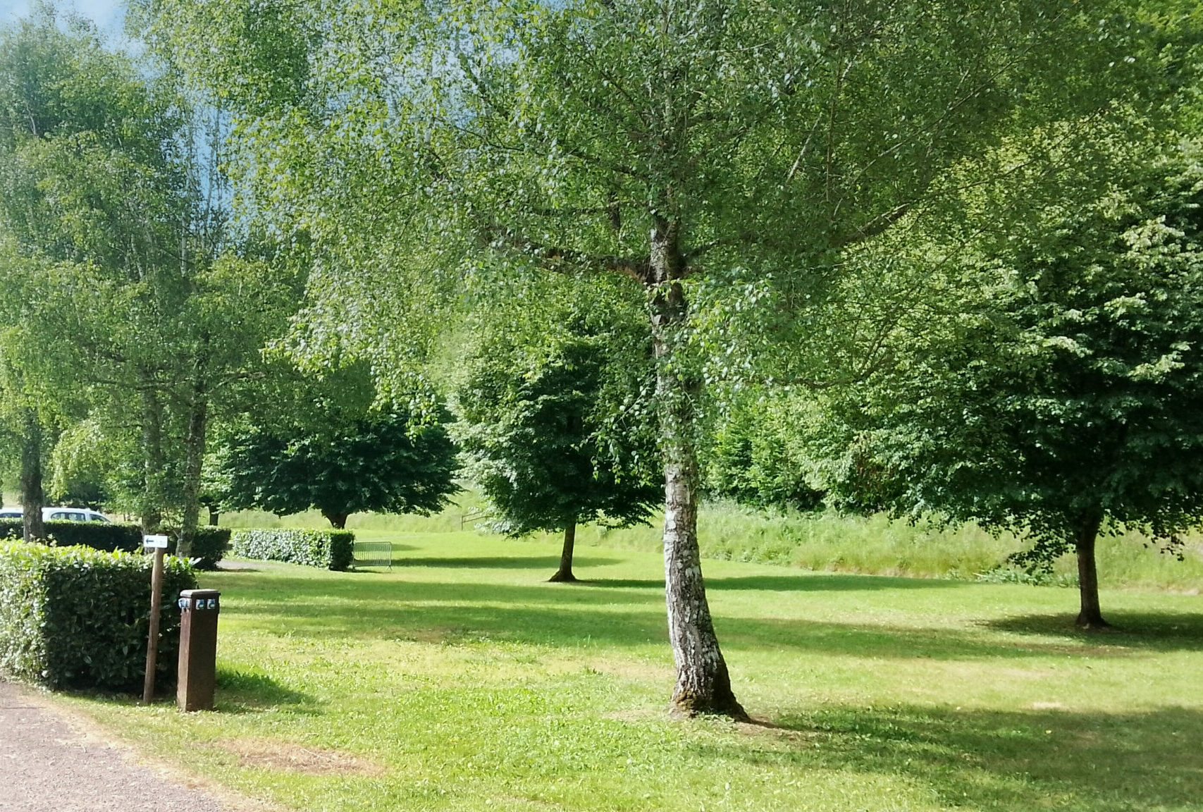 Les emplacement du camping