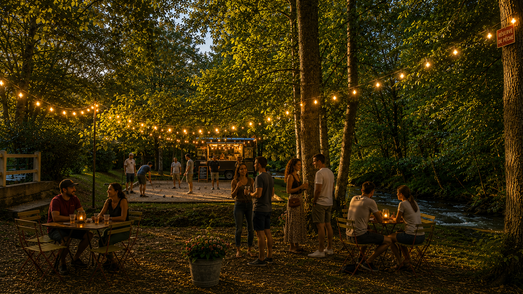 Soirée guinguette food truck au Moulin