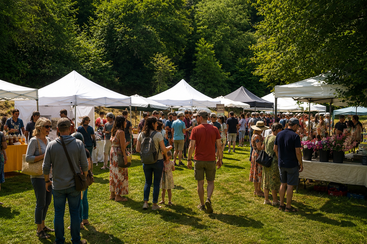 Marché festif au Moulin