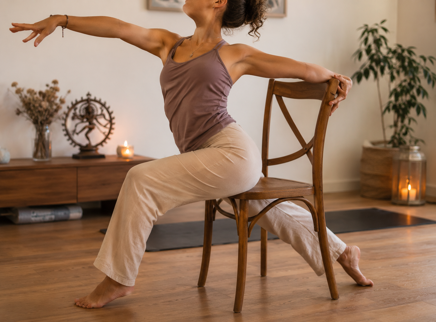 Yoga avec danse sur chaise